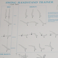 Handstand Trainer Replacement Poster